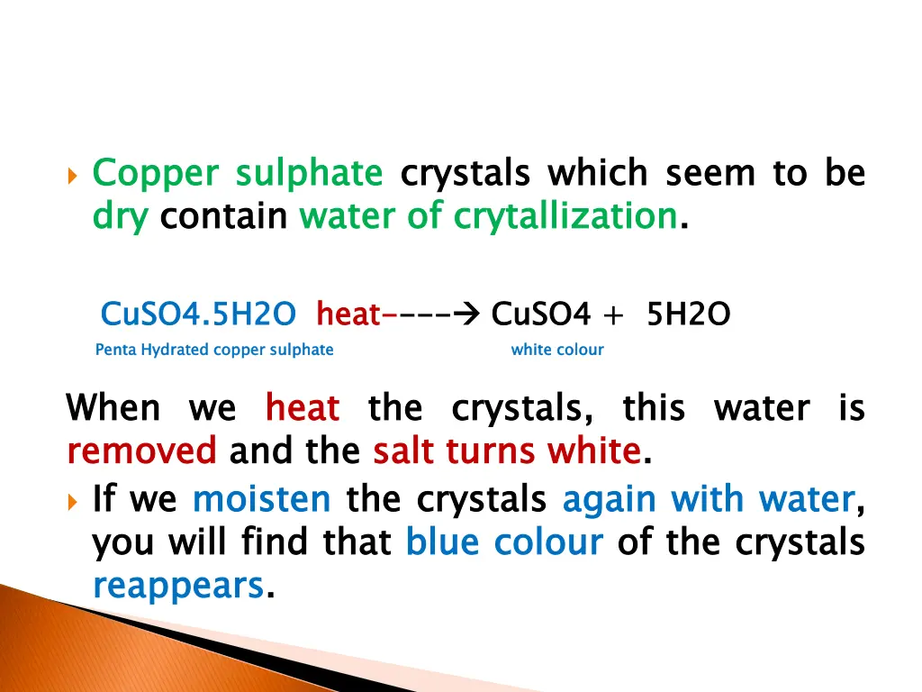 copper dry