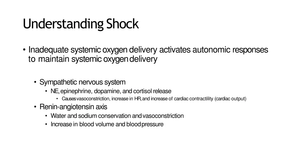 understandingshock