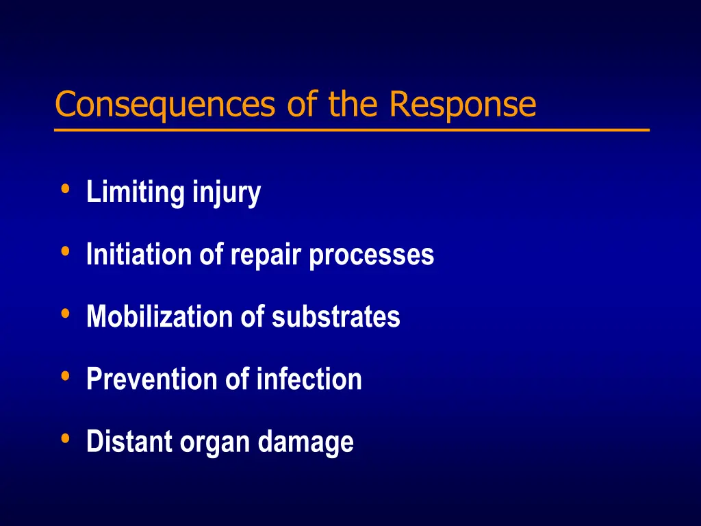 consequences of the response