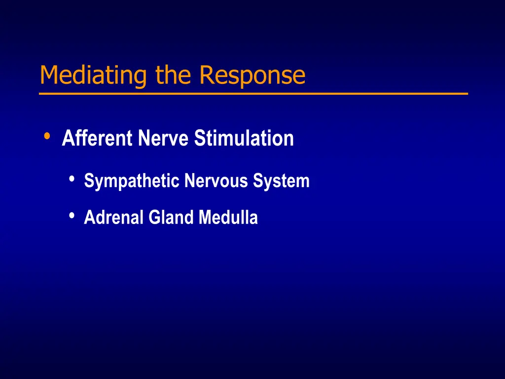 mediating the response 2