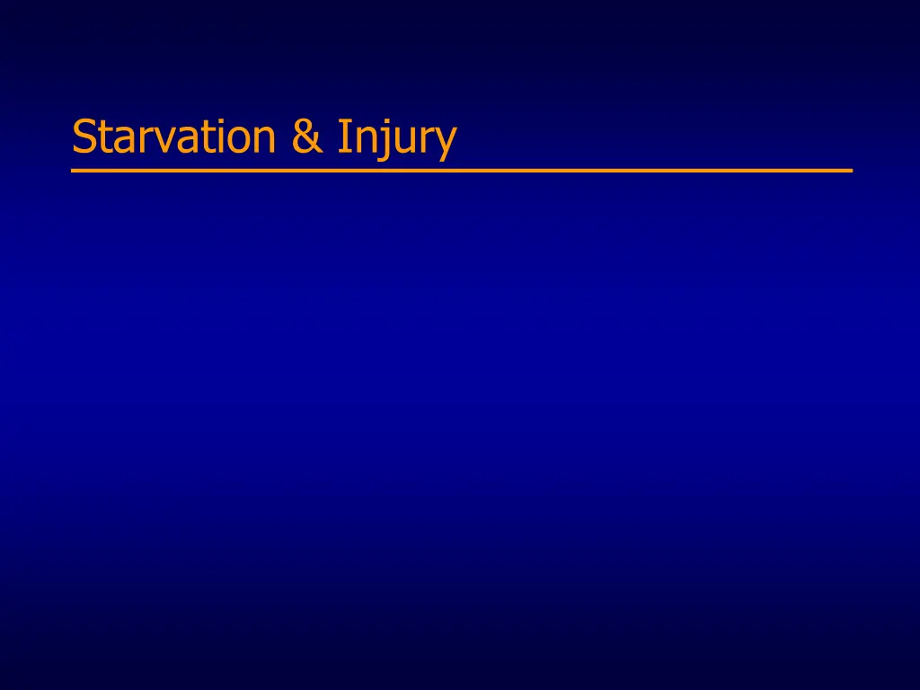 starvation injury