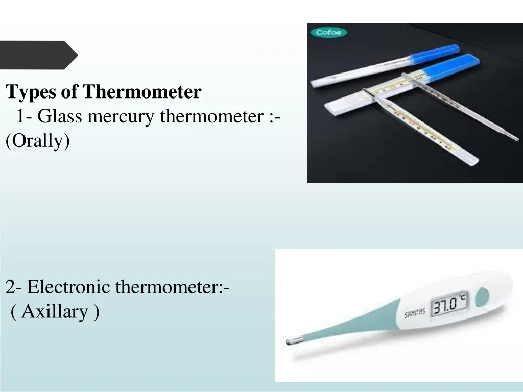 types of thermometer 1 glass mercury thermometer