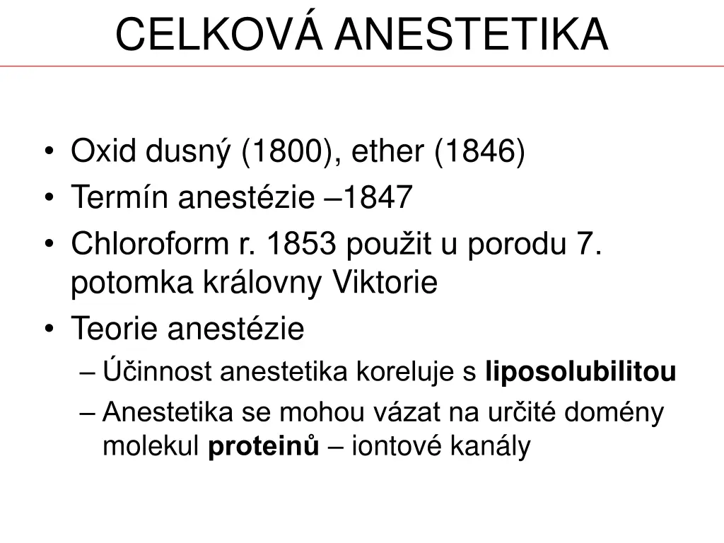 celkov anestetika 1