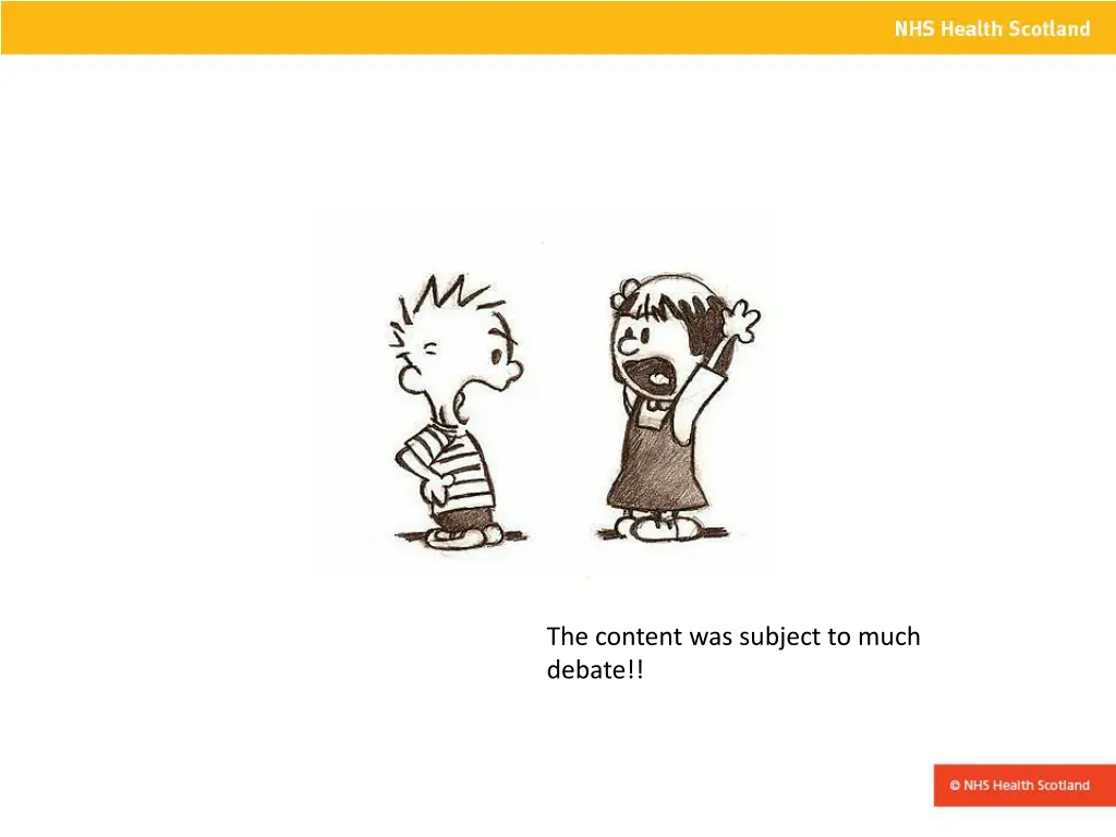 the content was subject to much debate