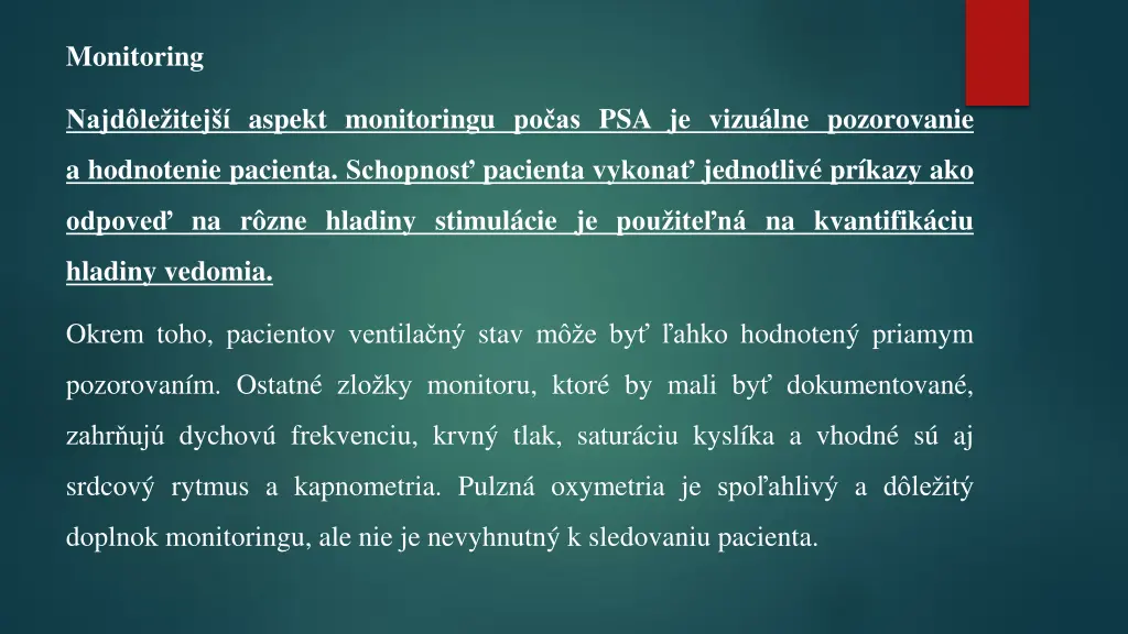 monitoring