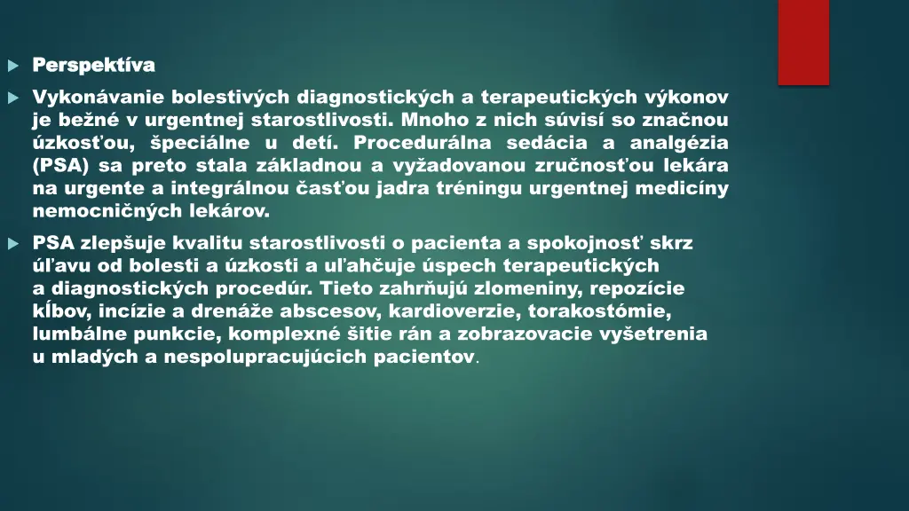 perspekt va perspekt va vykon vanie bolestiv