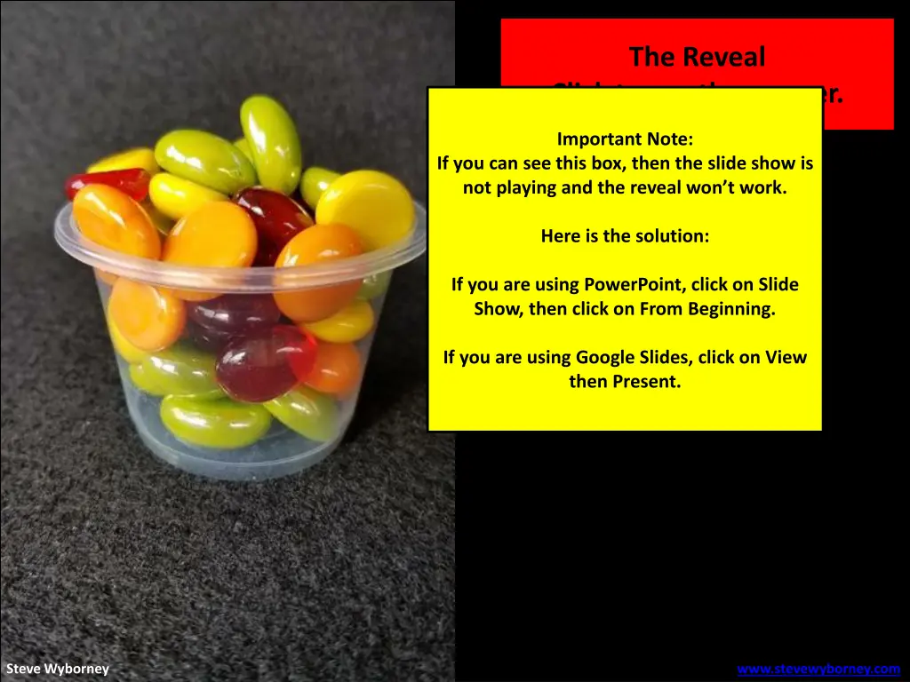 the reveal