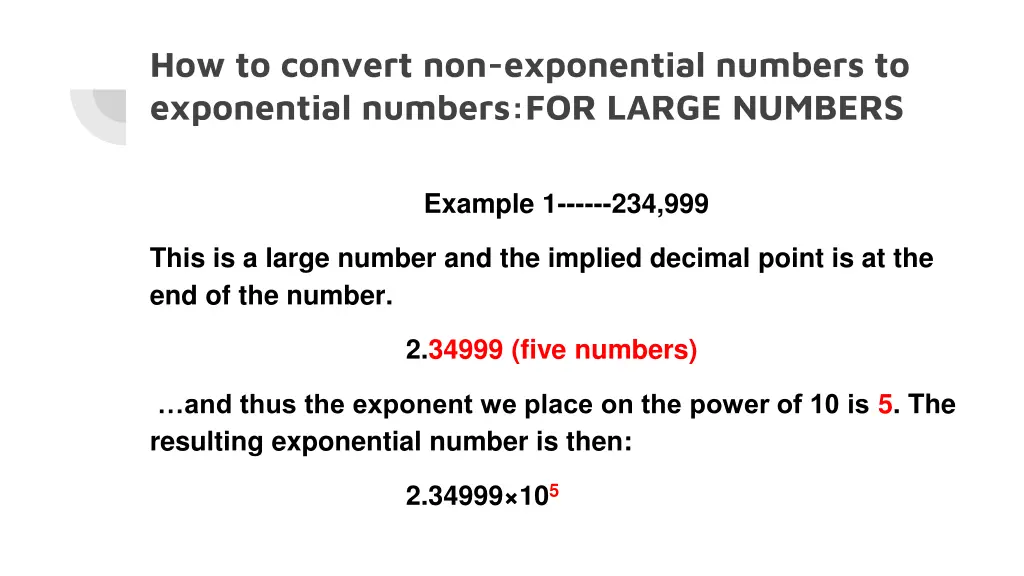 how to convert non exponential numbers