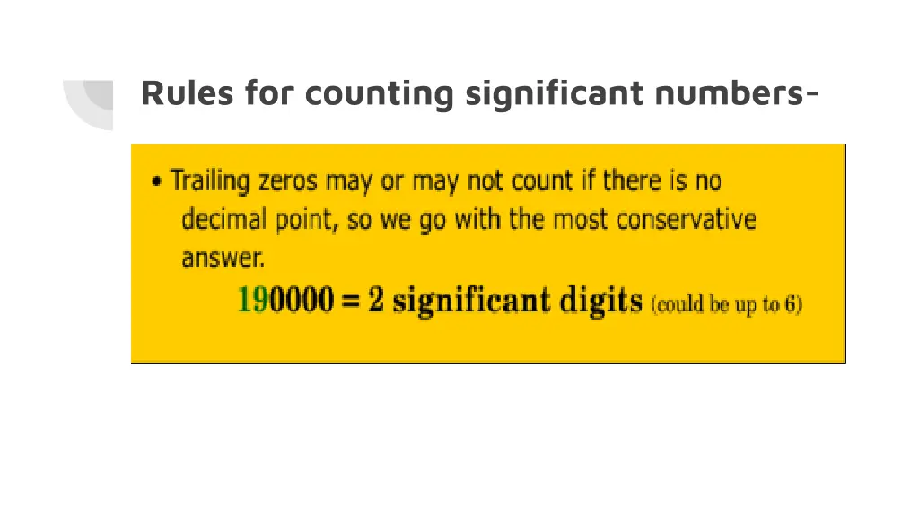 rules for counting significant numbers 3