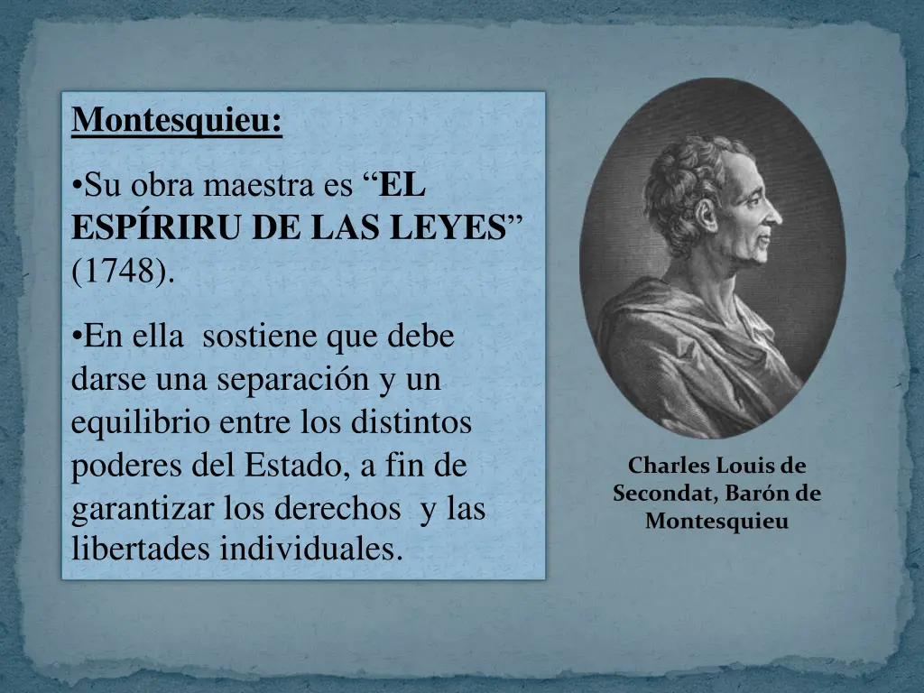 charles louis de secondat baron de montesquieu