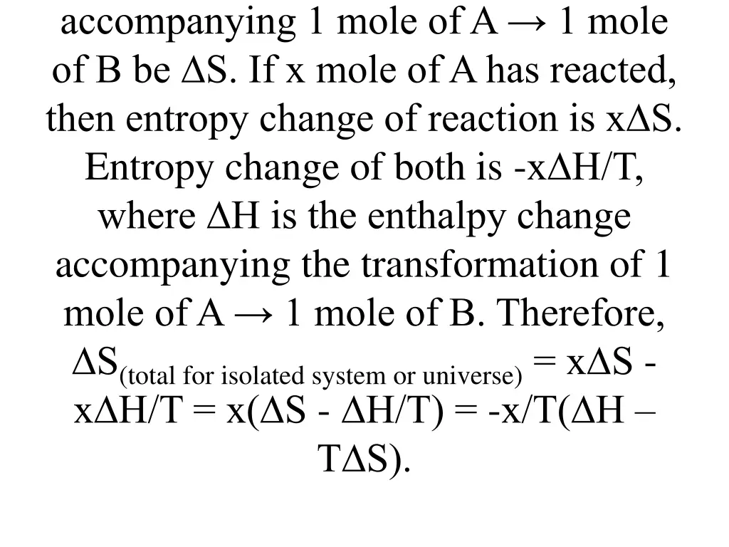 accompanying 1 mole of a 1 mole