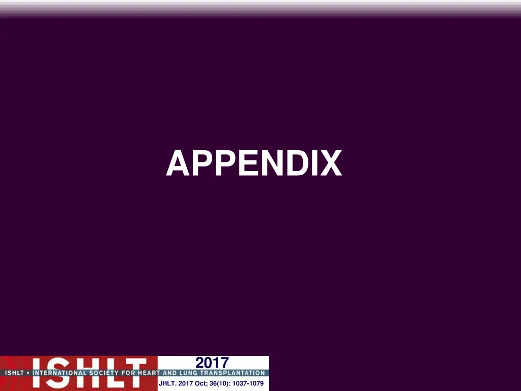appendix