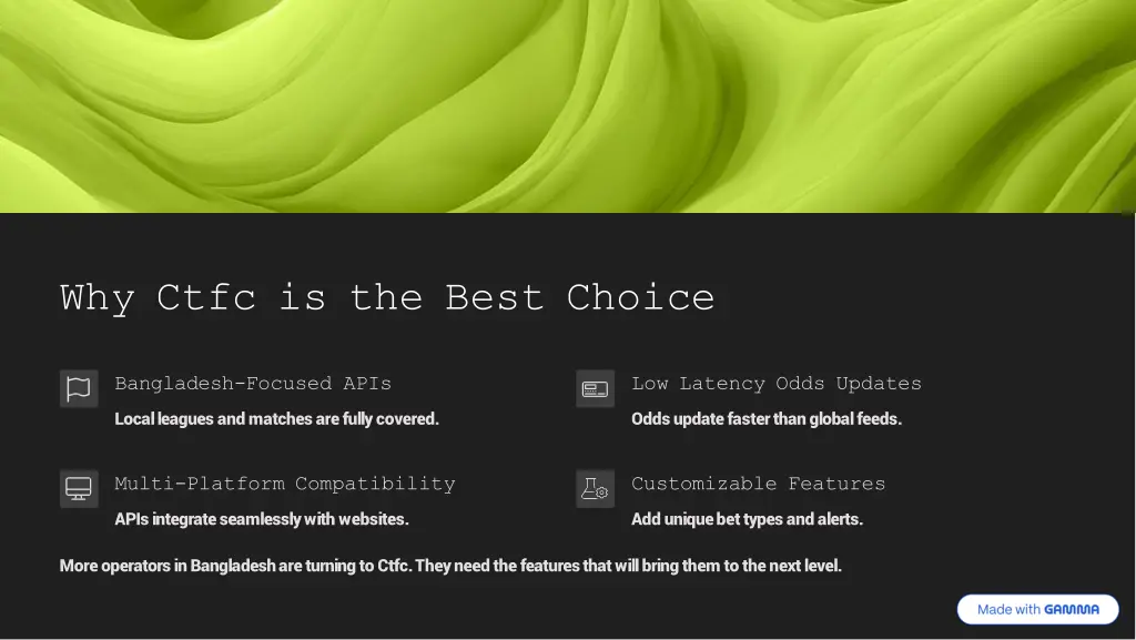why ctfc is the best choice