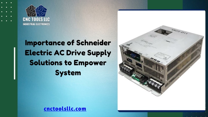 importance of schneider electric ac drive supply