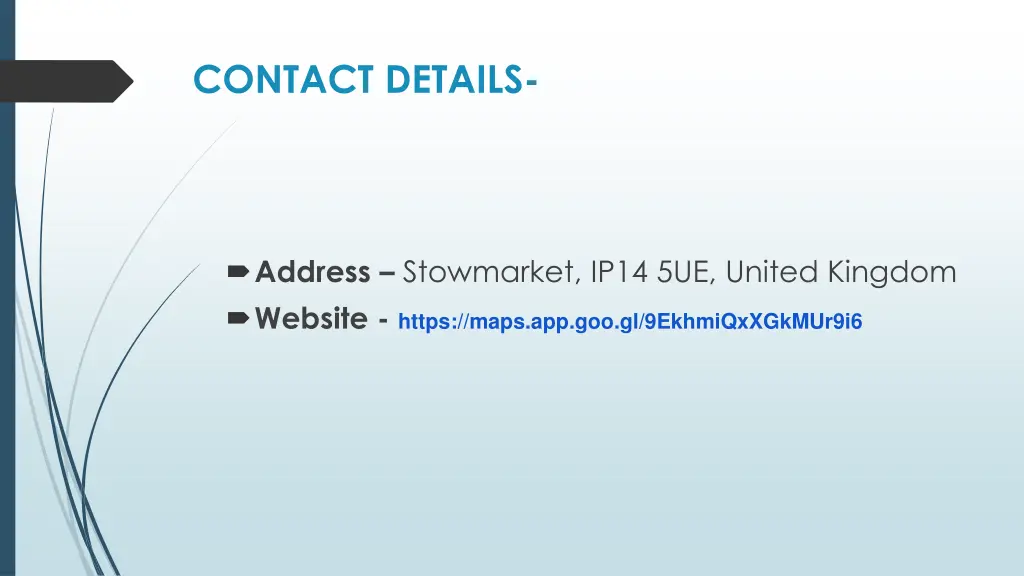 contact details