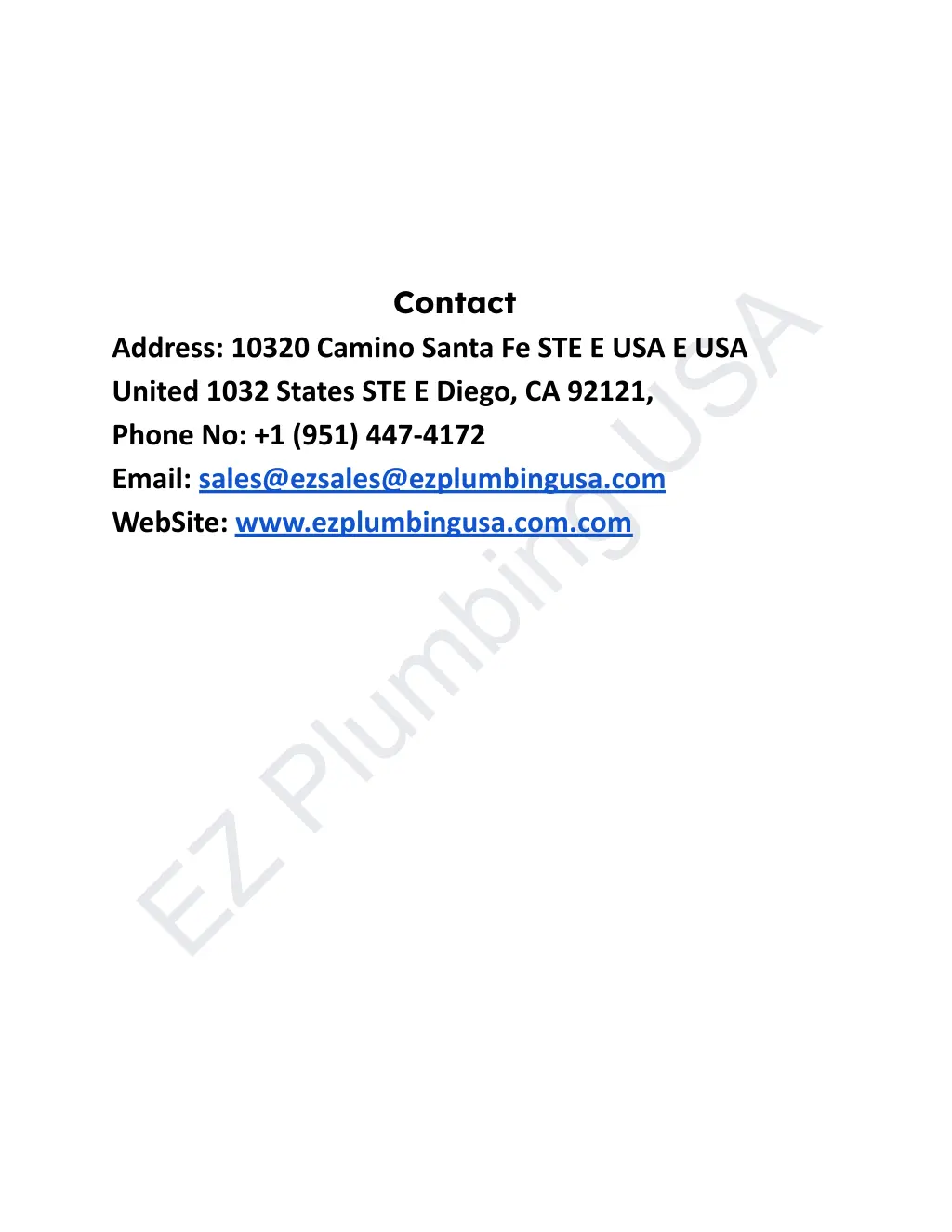 contact address 10320 camino santa