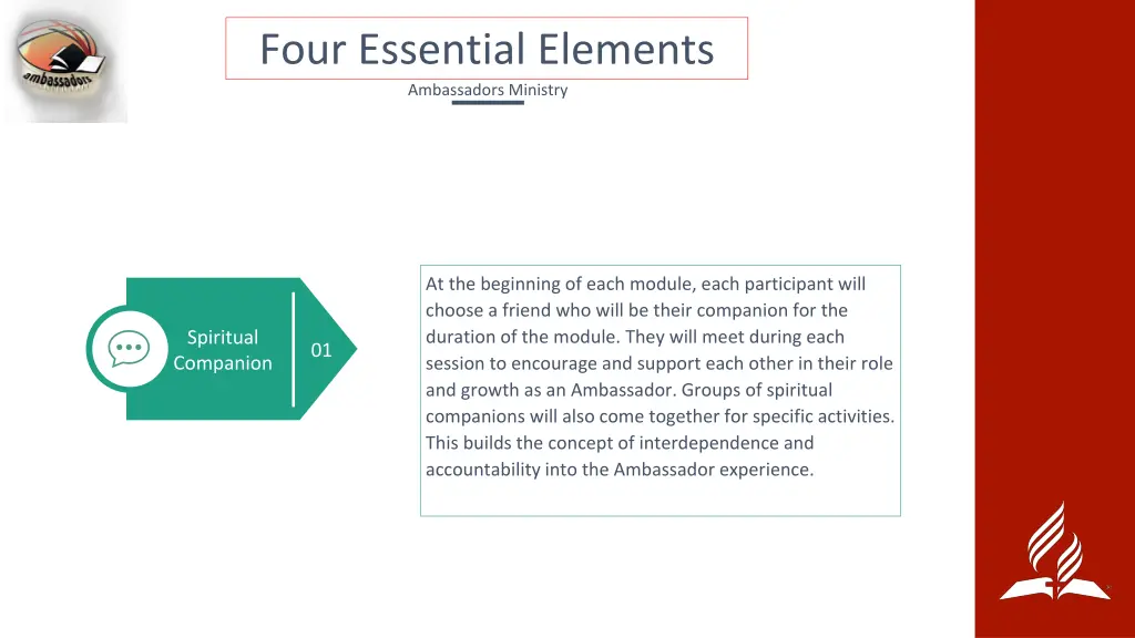 four essential elements ambassadors ministry 1