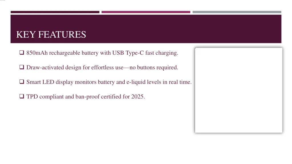 key features
