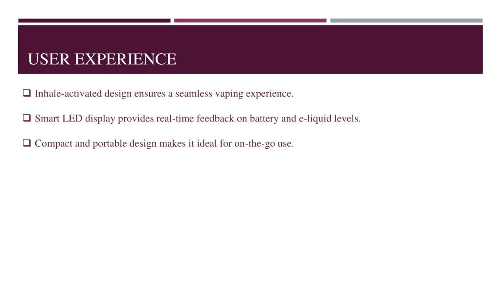 user experience