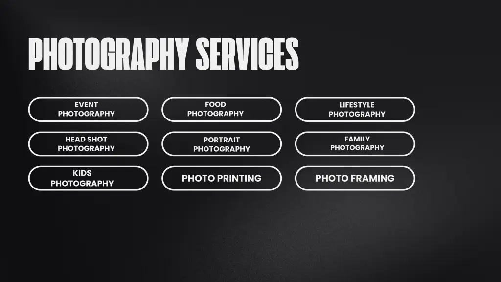 photography services