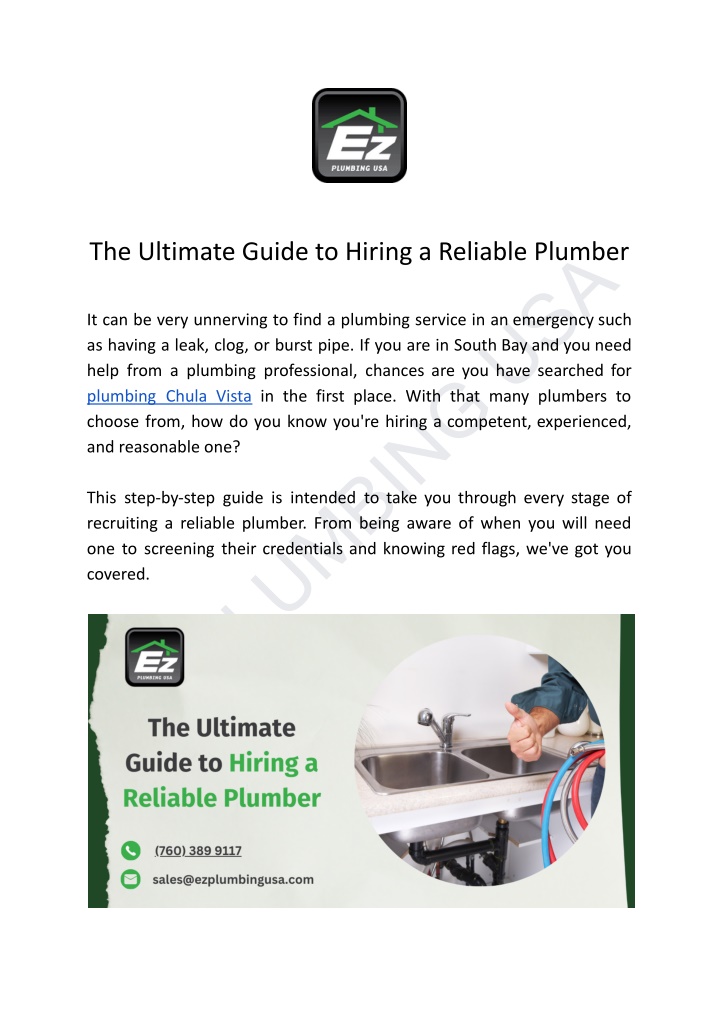 ez plumbing usa