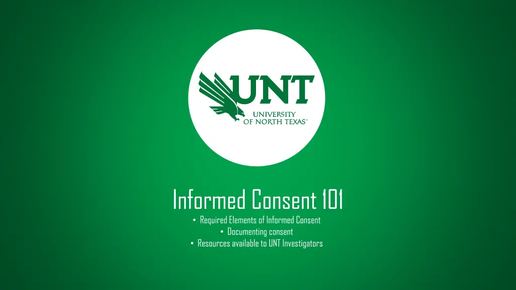 informed consent 101 required elements