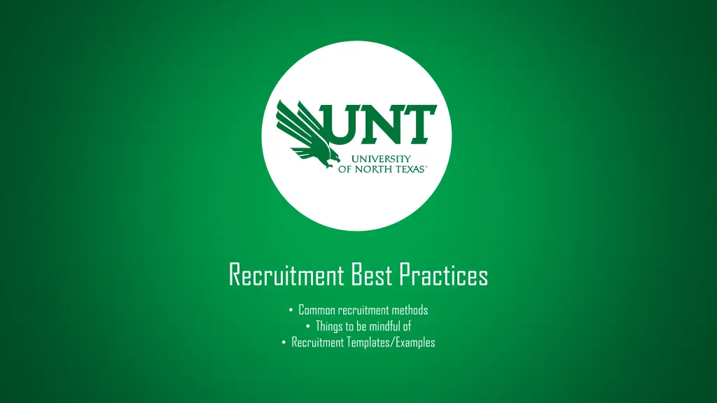 recruitment best practices