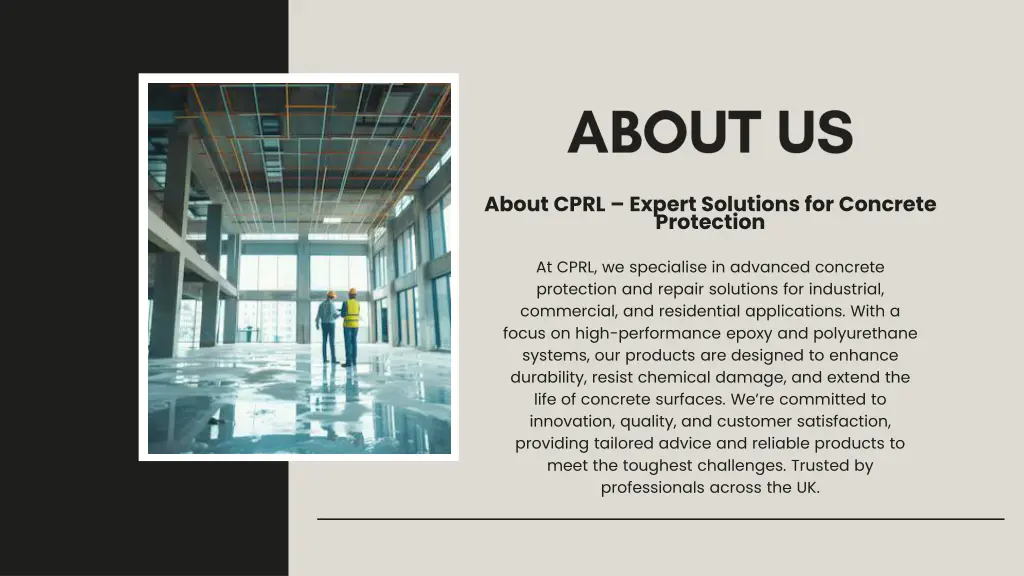 about cprl expert solutions for concrete
