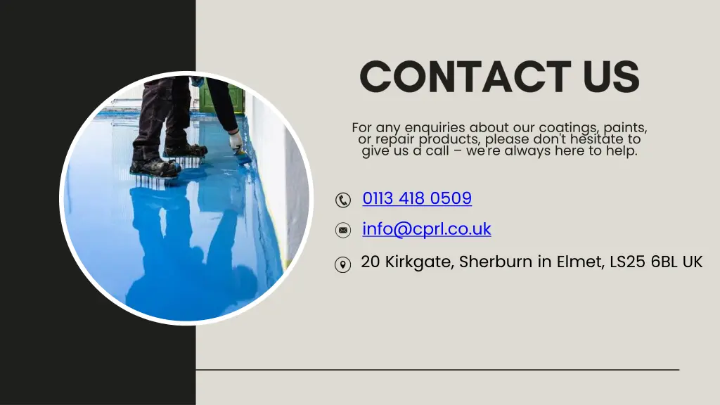 for any enquiries about our coatings paints