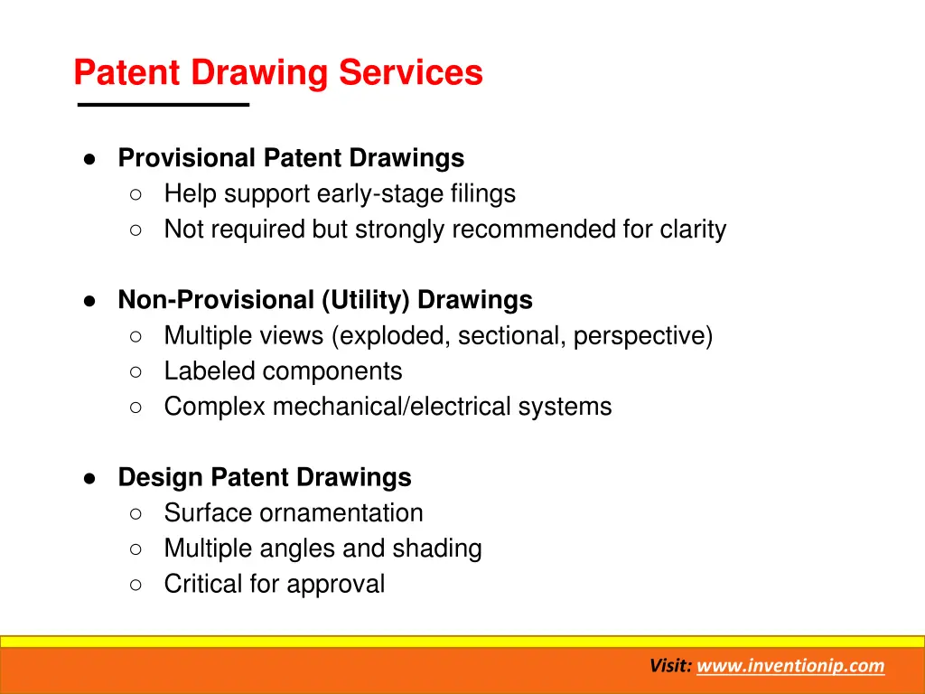 patent drawing services