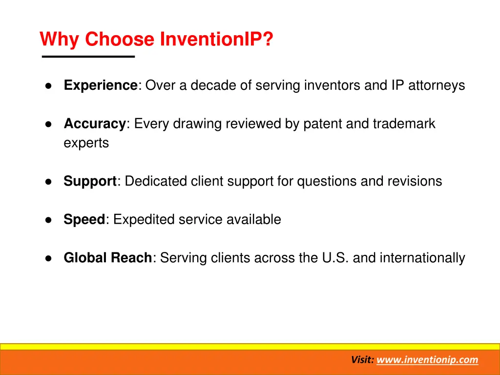 why choose inventionip