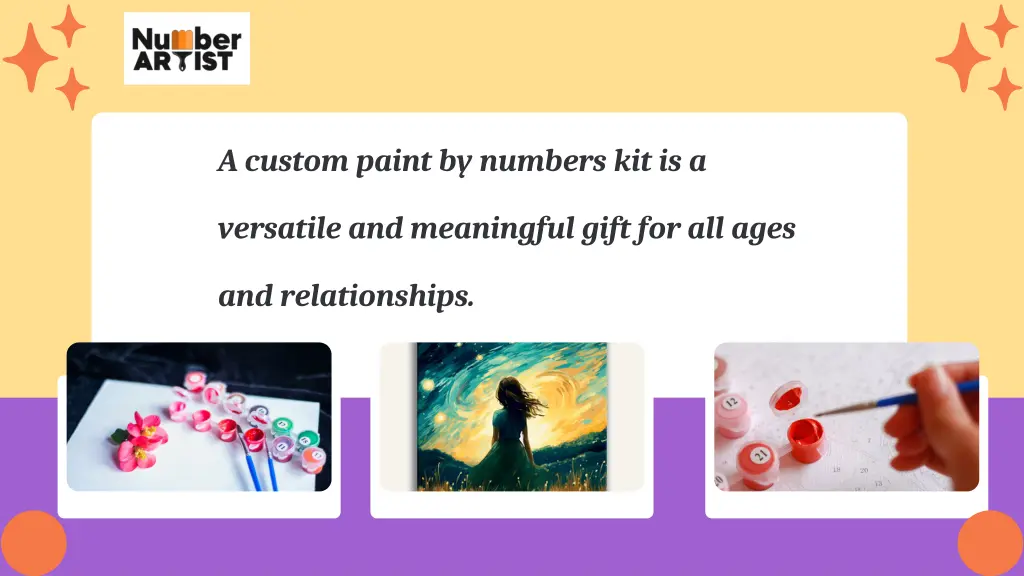 a custom paint by numbers kit is a