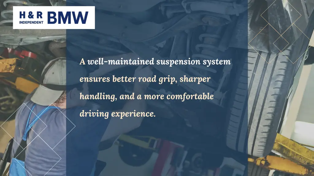 a well maintained suspension system