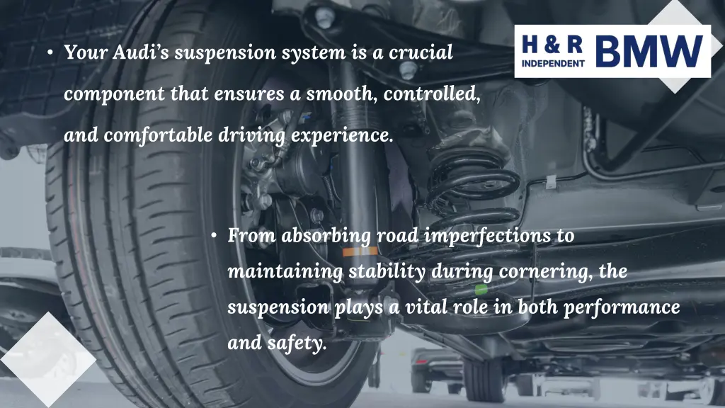 your audi s suspension system is a crucial