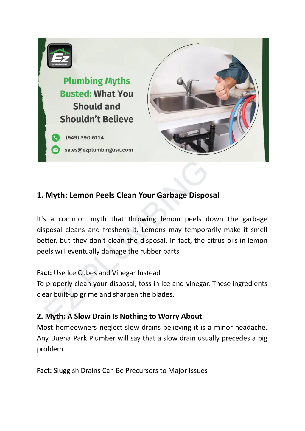 ez plumbing usa most homeowners neglect slow