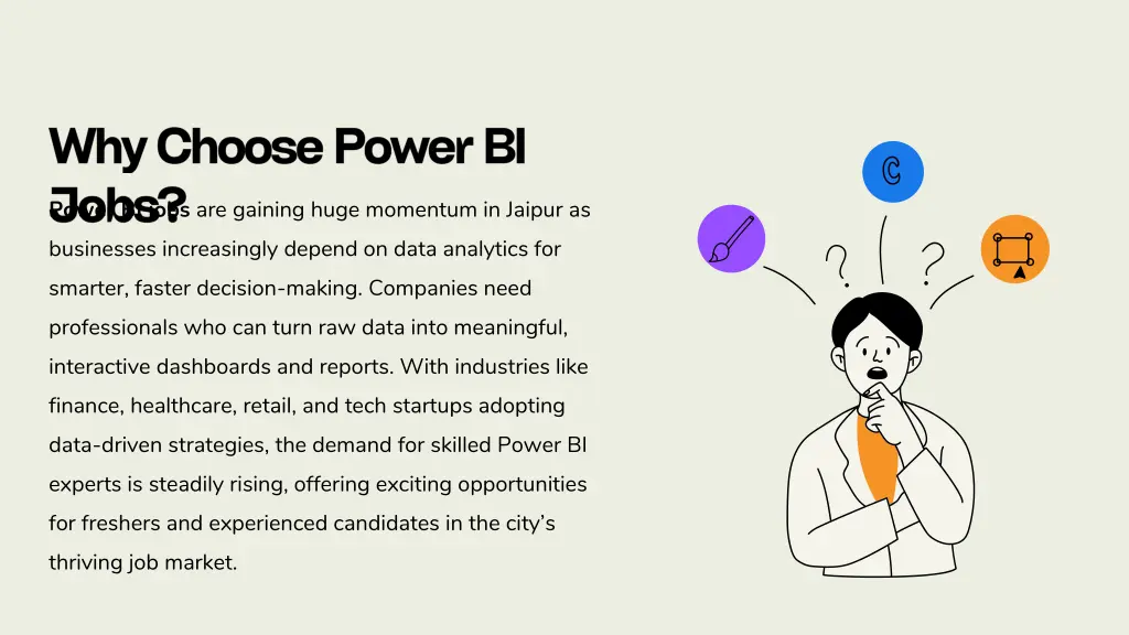 power bi jobs are gaining huge momentum in jaipur