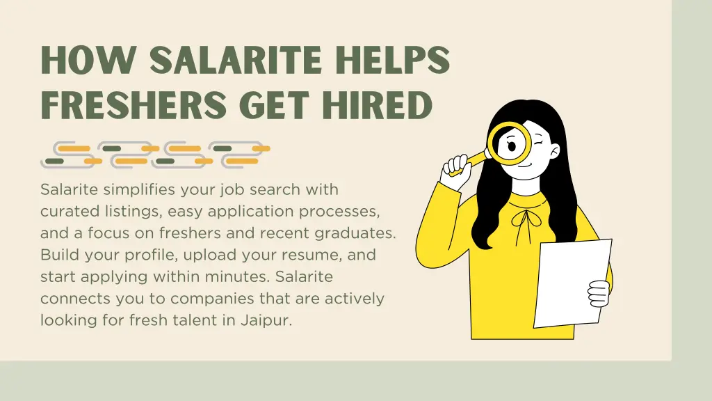 how salarite helps freshers get hired
