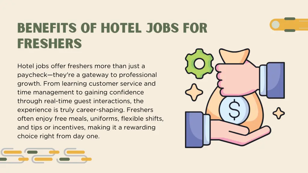 hotel jobs offer freshers more than just