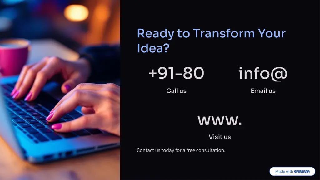ready to transform your idea 91 80