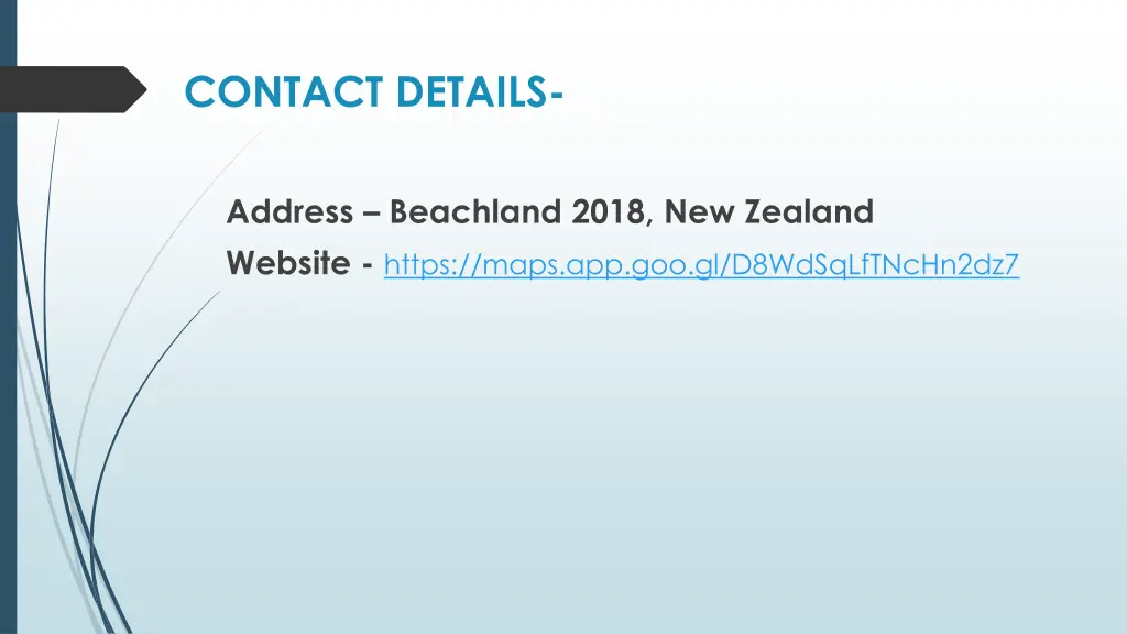 contact details