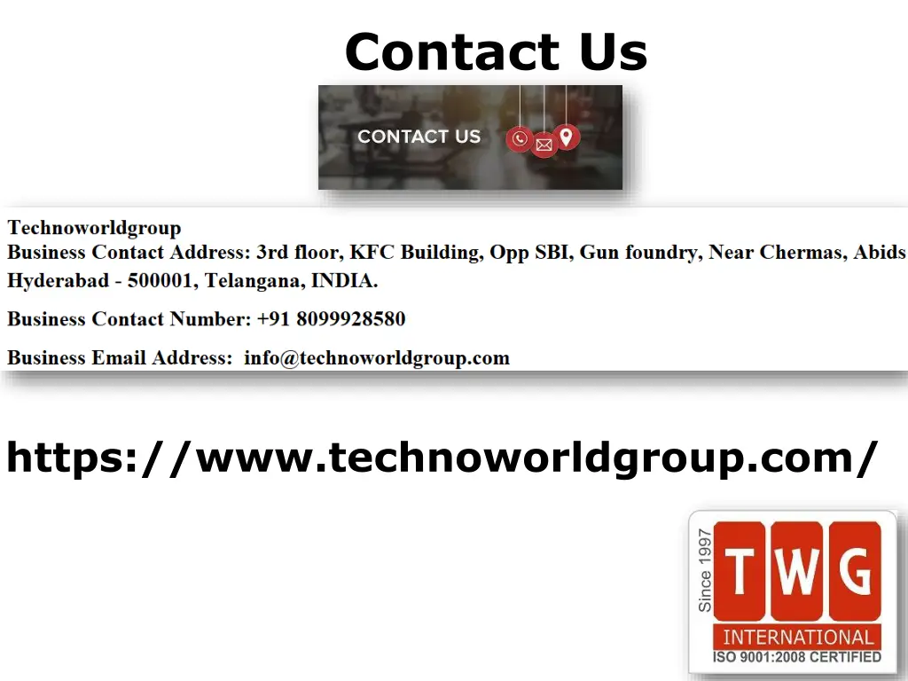 contact us