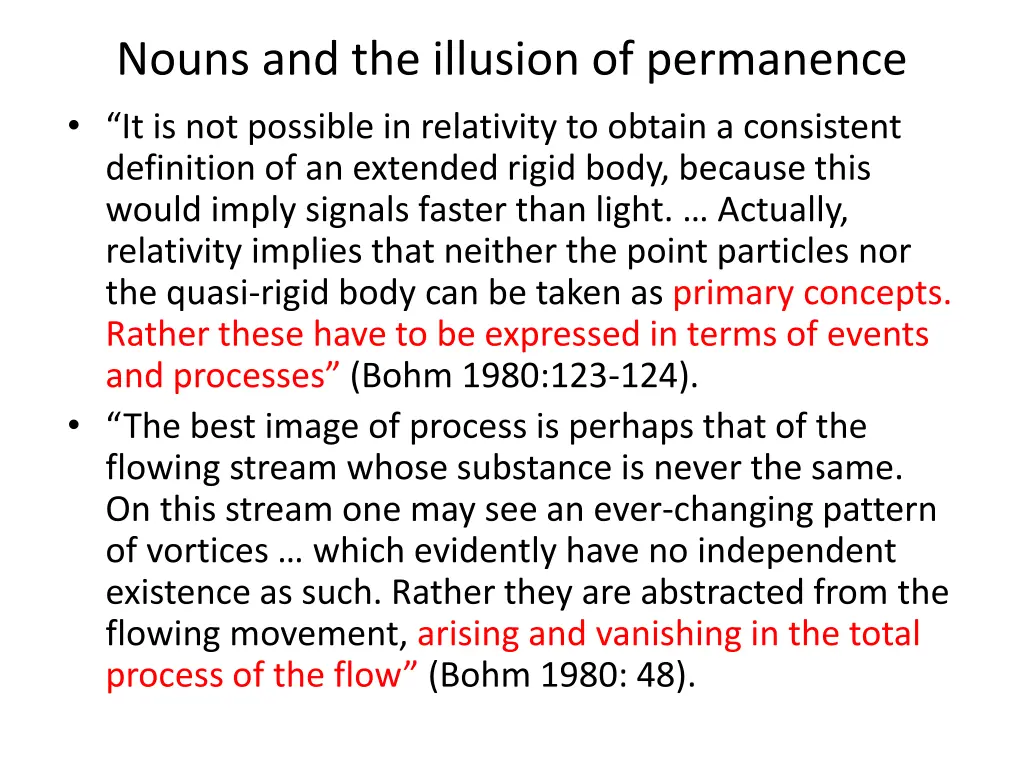 nouns and the illusion of permanence