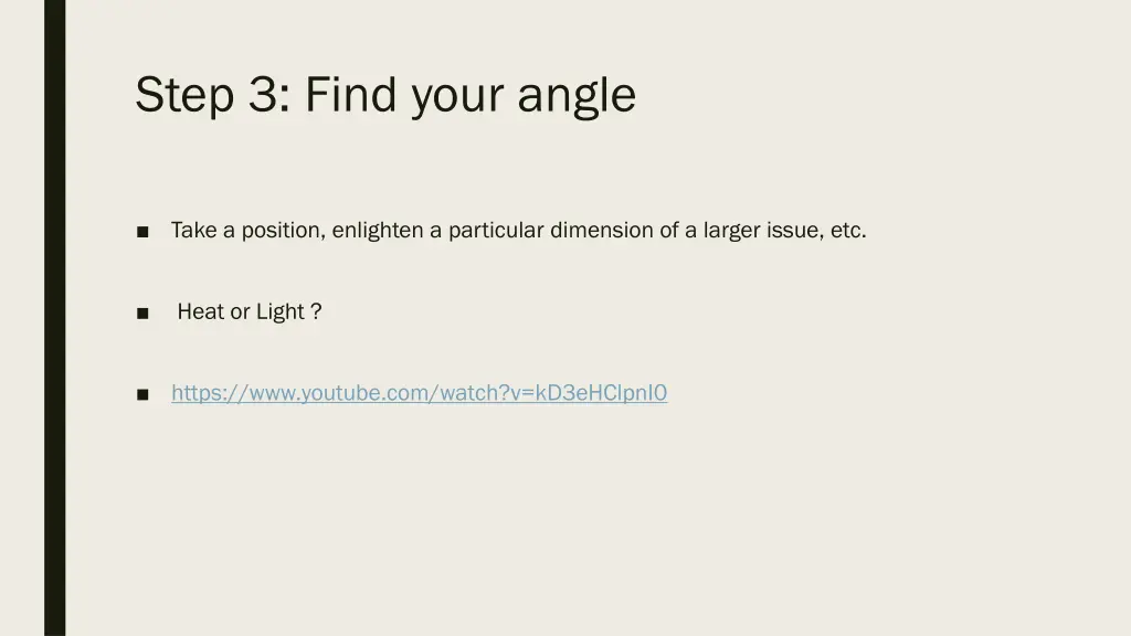 step 3 find your angle