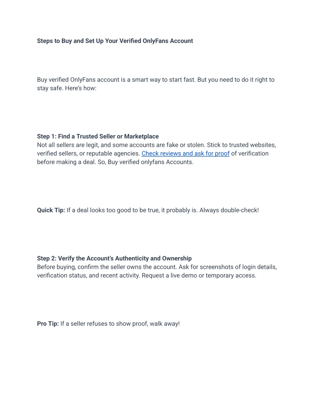 steps to buy and set up your verified onlyfans