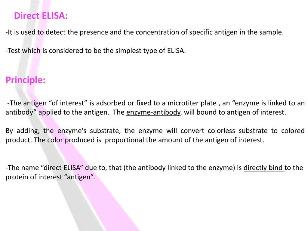 direct elisa