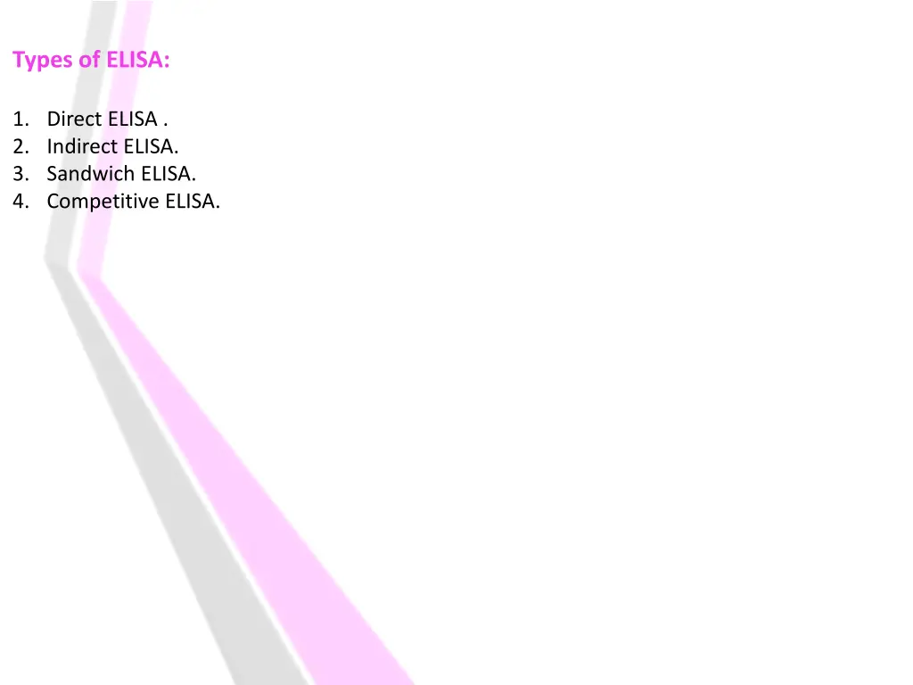 types of elisa