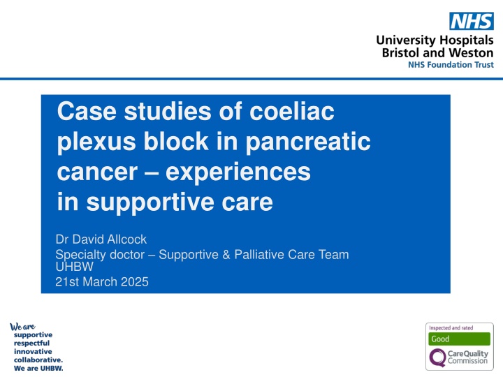 case studies of coeliac plexus block