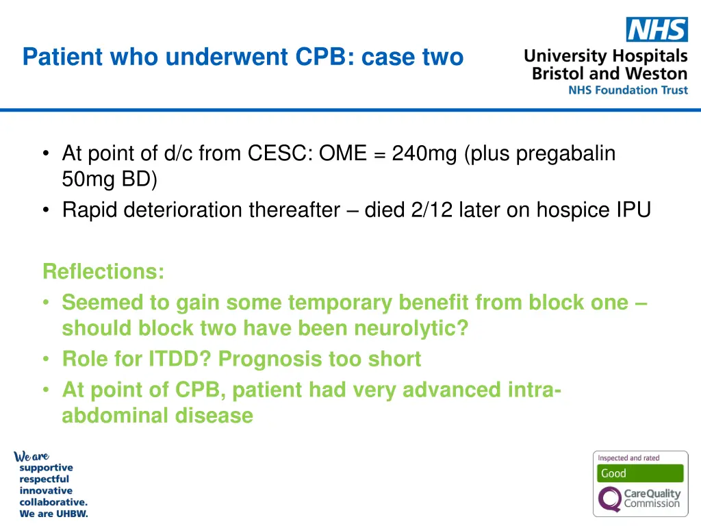 patient who underwent cpb case two 2