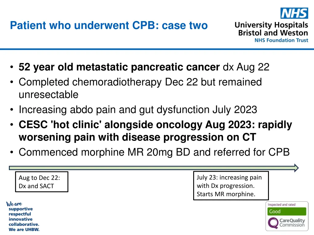 patient who underwent cpb case two