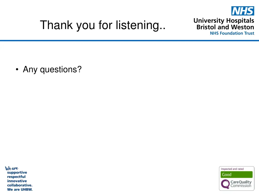 thank you for listening